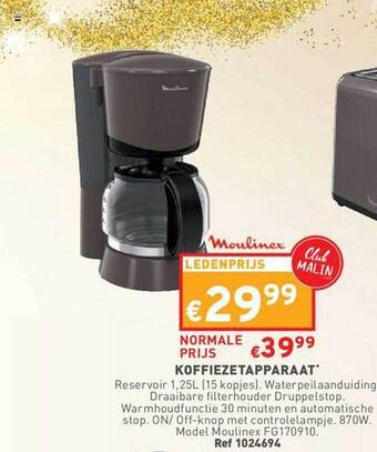 Trafic Koffiezetapparaat aanbieding