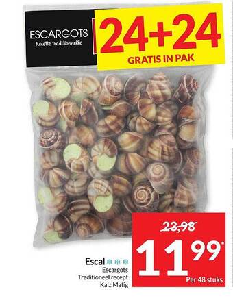 Intermarché Escal escargots aanbieding