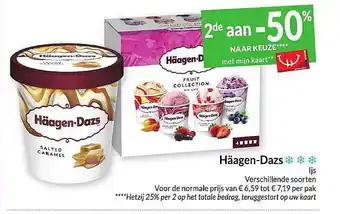 Intermarché Häagendazs ijs aanbieding