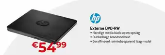 Exellent HP Externe DVD-RW aanbieding