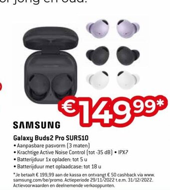 Exellent Samsung Galaxy Buds2 Pro SUR510 aanbieding