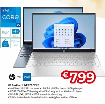 Exellent HP Pavilion 15-EG2002NB aanbieding