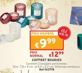 Coffret Bougies