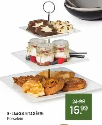 3-Laags Etagere Porselein