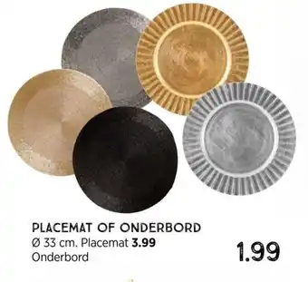 Placemat of Onderbord 33 cm