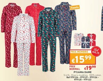 Trafic Pyjama Dame aanbieding