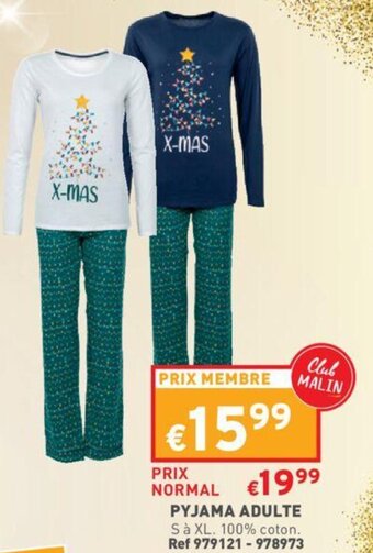 Trafic Pyjama Adulte aanbieding