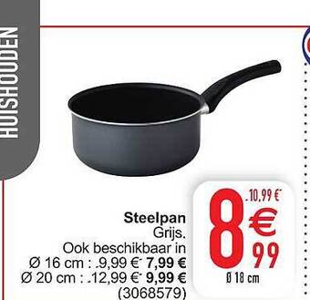 Cora Steelpan aanbieding