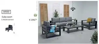 Multi bazar Cube zwart aanbieding