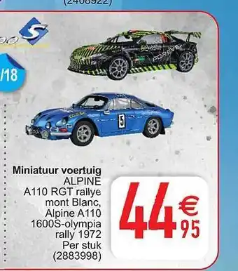 Cora Miniatuur voertuig aanbieding