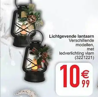 Cora Lichtgevende lantaarn aanbieding
