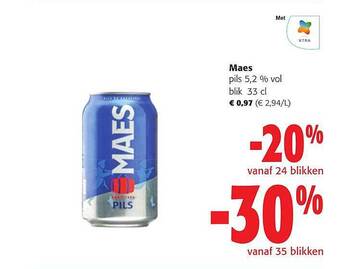 Colruyt Maes pils aanbieding