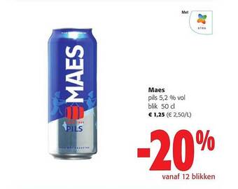 Colruyt Maes pils aanbieding