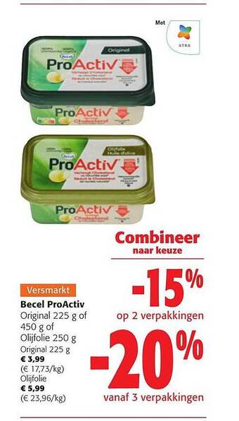 Colruyt Becel proactiv aanbieding