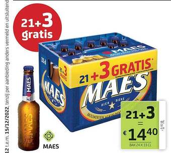 BelBev Maes aanbieding
