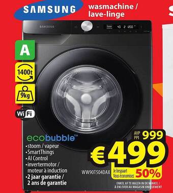 ElectroStock Samsung wasmachine aanbieding
