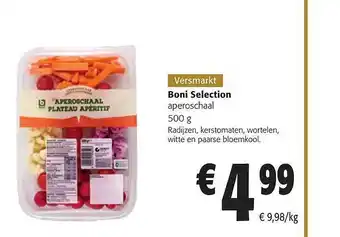 Colruyt Boni selection aperoschaal aanbieding
