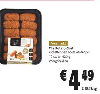 Colruyt The potato chef kroketten van zoete aardappel aanbieding