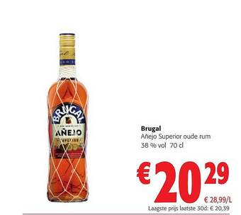 Colruyt Brugal añejo superior oude rum aanbieding