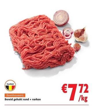 Colruyt Bereid gehakt rund + varken aanbieding