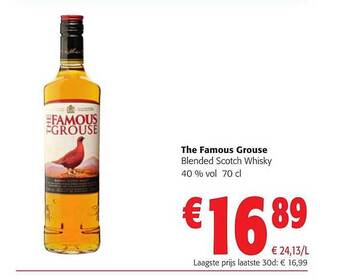 Colruyt The famous grouse blended scotch whisky aanbieding