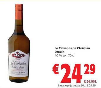 Colruyt Le calvados de christian drouin aanbieding