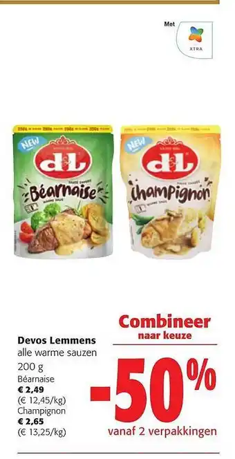 Colruyt Devos lemmens warme sauzen aanbieding