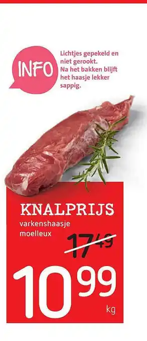 Varkenshaasje moelleux