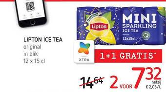 Spar Lipton ice tea aanbieding