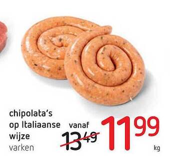 Spar Chipolata's op italiaanse wijze aanbieding