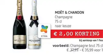 Spar Moёt & chandon champagne aanbieding