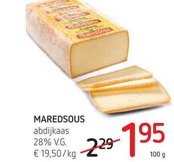 Spar Maredsous abdijkaas aanbieding