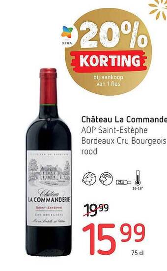 Château la commanderie aop saintestèphe bordeaux cru bourgeois