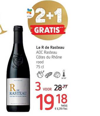 Le r de rasteau côtes du rhône
