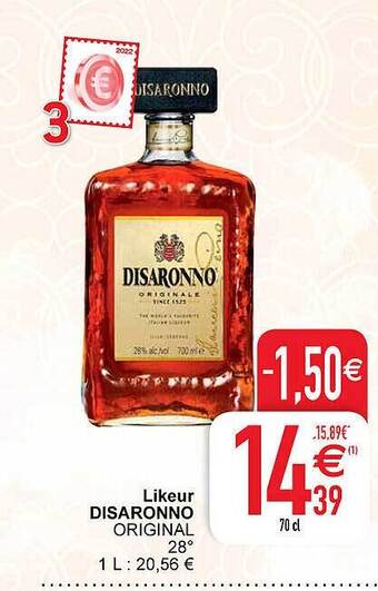 Cora Likeur disaronno aanbieding