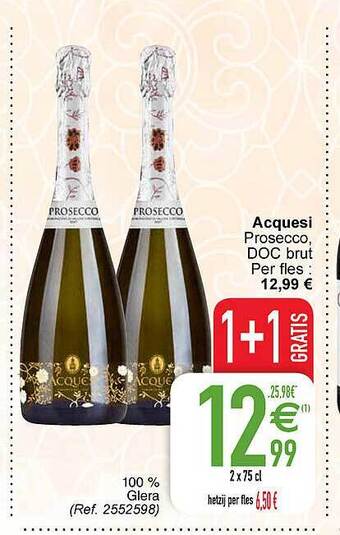 Cora Acquesi prosecco doc brut aanbieding