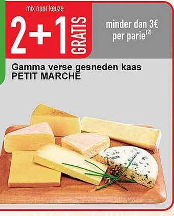 Cora Gamma verse gesneden kaas petit marche aanbieding