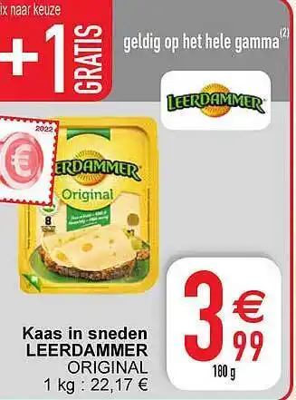 Cora Kaas in sneden leerdamer aanbieding