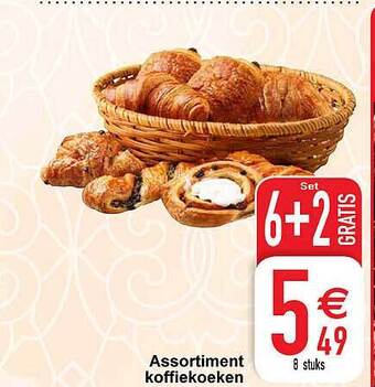 Assortiment koffiekoeken