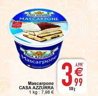 Cora Mascarpone casa azzurra aanbieding