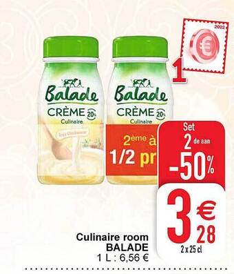 Cora Culinaire room balade aanbieding