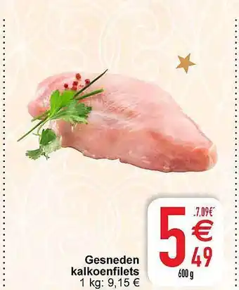 Cora Gesneden kalkoenfilets aanbieding