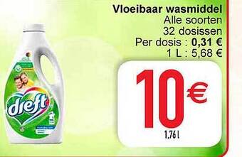 Cora Vloeibaar wasmiddel aanbieding