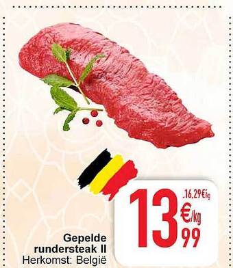 Cora Gepelde rundersteak ii aanbieding