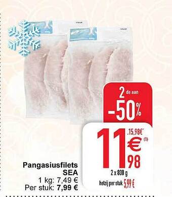 Cora Pangasiusfilets sea aanbieding
