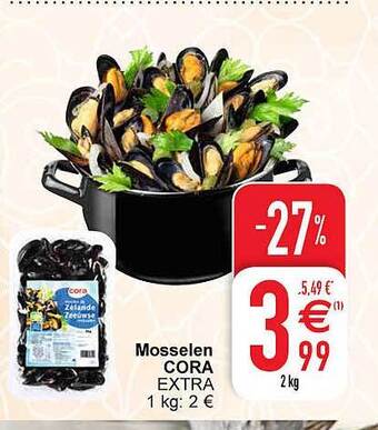 Cora Mosselen aanbieding