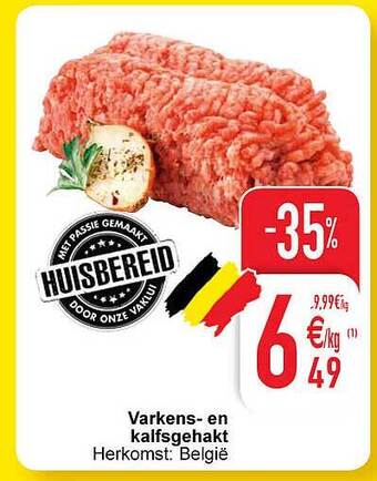 Cora Varkens en kalfsgehakt aanbieding