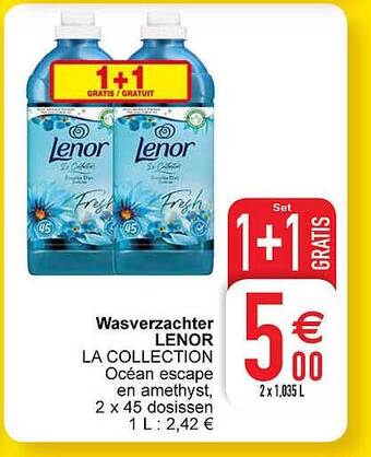 Cora Wasverzachter lenor la collection aanbieding