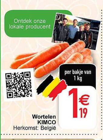 Cora Wortelen kimco aanbieding