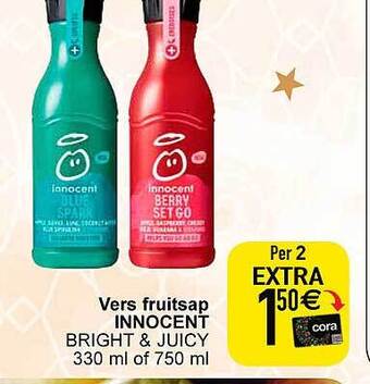Cora Vers fruitsap innocent aanbieding
